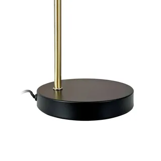 tafellamp Ocean, zwart/messing, 43 cm de Dyberg Larsen en Noir, Laiton – photo produit 4 sur 4