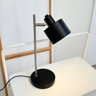 tafellamp Ocean, zwart/staal, hoogte 43 cm från Dyberg Larsen i Svart, Staal – produktbild 2 av 4