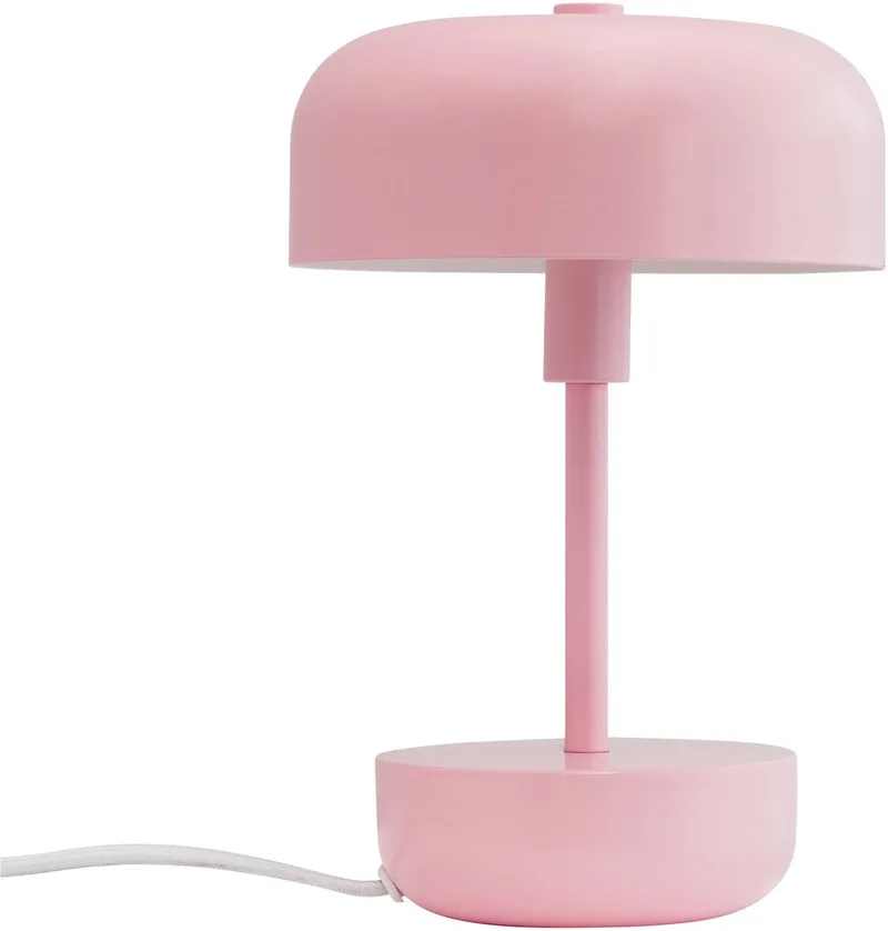 Tafellamp roze metaal H25,7 cm D17 cm Haipot från Dyberg Larsen i Rosa – produktbild