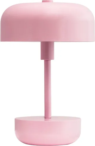 Tafellamp roze metaal Oplaadbaar LED H25,7 cm D17 cm Haipot från Dyberg Larsen i Rosa – produktbild 1 av 3