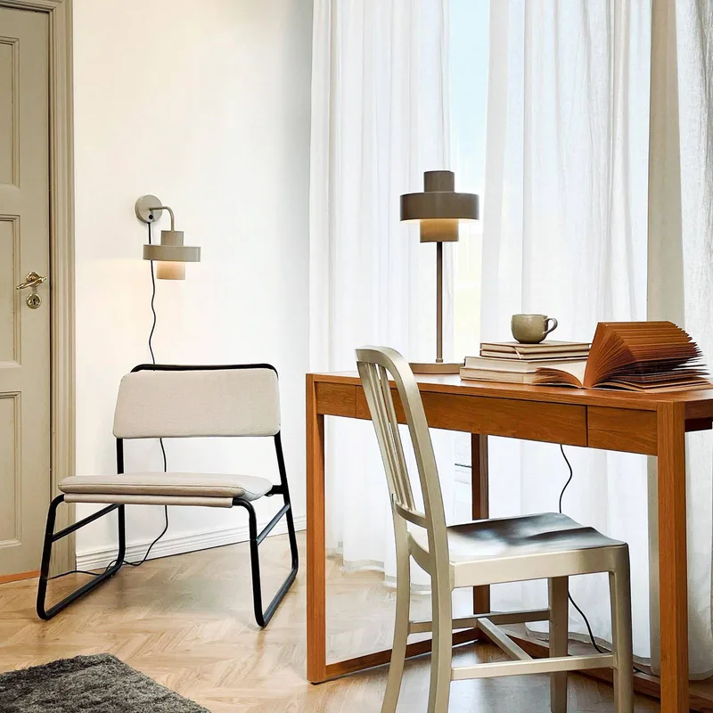 tafellamp Stoke, hoogte 49,5 cm von Dyberg Larsen in Grau – Produktfoto 3 von 5