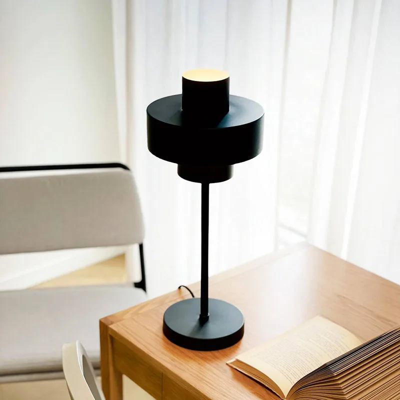 tafellamp Stoke, hoogte 49,5 cm von Dyberg Larsen in Schwarz – Produktfoto 2 von 5
