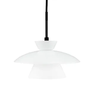 Valby Hängeleuchte aus Glas, Ø 20cm von Dyberg Larsen in Opaalwit – Produktfoto 2 von 2