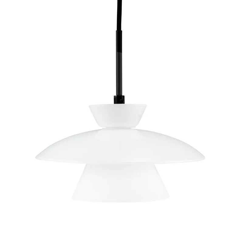Valby Hängeleuchte aus Glas, Ø 20cm von Dyberg Larsen in Opaalwit – Produktfoto 2 von 2