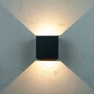 Venus LED-Außen-Wandleuchte von Dyberg Larsen in Schwarz – Produktfoto 4 von 5