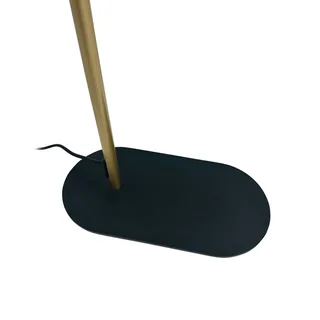 vloerlamp Arch, zwart/messing, 143 cm fra Dyberg Larsen i Sort, Messing – produktbillede 5 af 5