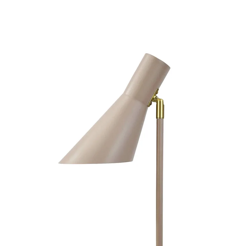 vloerlamp DL12, beige/messing, 139 cm, metaal by Dyberg Larsen in Beige, Brass – product photo 3 of 4