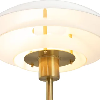 vloerlamp DL31, messingkleurig, hoogte 133 cm från Dyberg Larsen i Messingkleurig, Opaal – produktbild 4 av 5