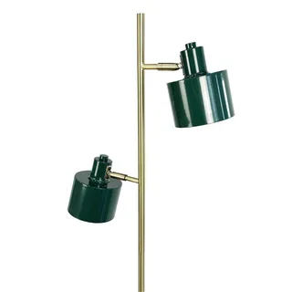 Vloerlamp donkergroen/messing metaal H160 cm D42,5 cm Ocean fra Dyberg Larsen i Mørkegrøn, Messing – produktbillede 3 af 5