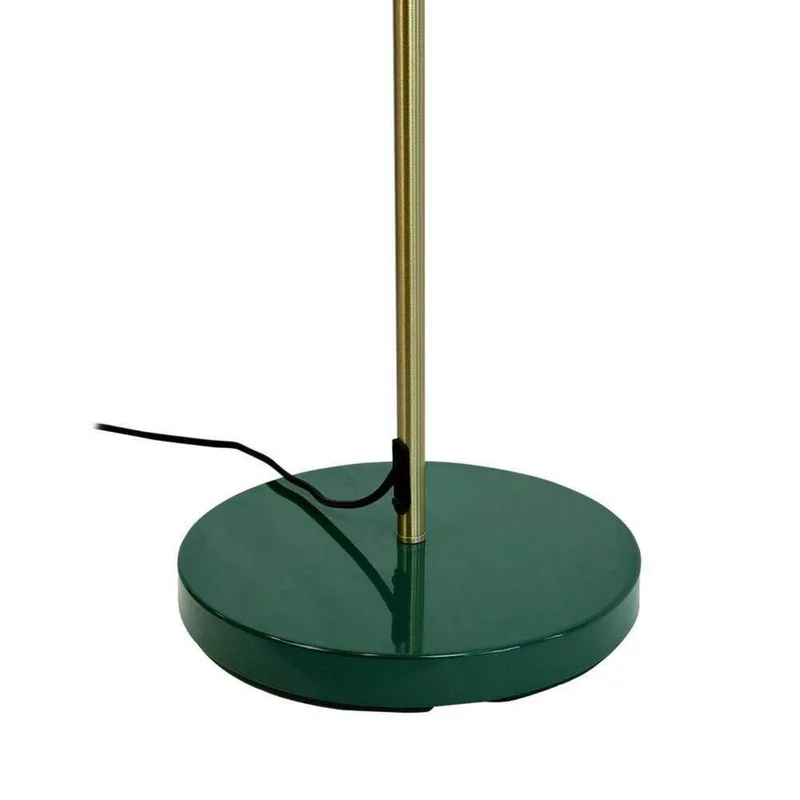 Vloerlamp donkergroen/messing metaal H160 cm D42,5 cm Ocean fra Dyberg Larsen i Mørkegrøn, Messing – produktbillede 5 af 5