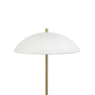 vloerlamp Globus, hoogte 150 cm, beige/messing fra Dyberg Larsen i Beige, Messing – produktbillede 2 af 5
