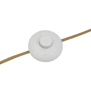 vloerlamp Globus, hoogte 150 cm, beige/messing fra Dyberg Larsen i Beige, Messing – produktbillede 5 af 5