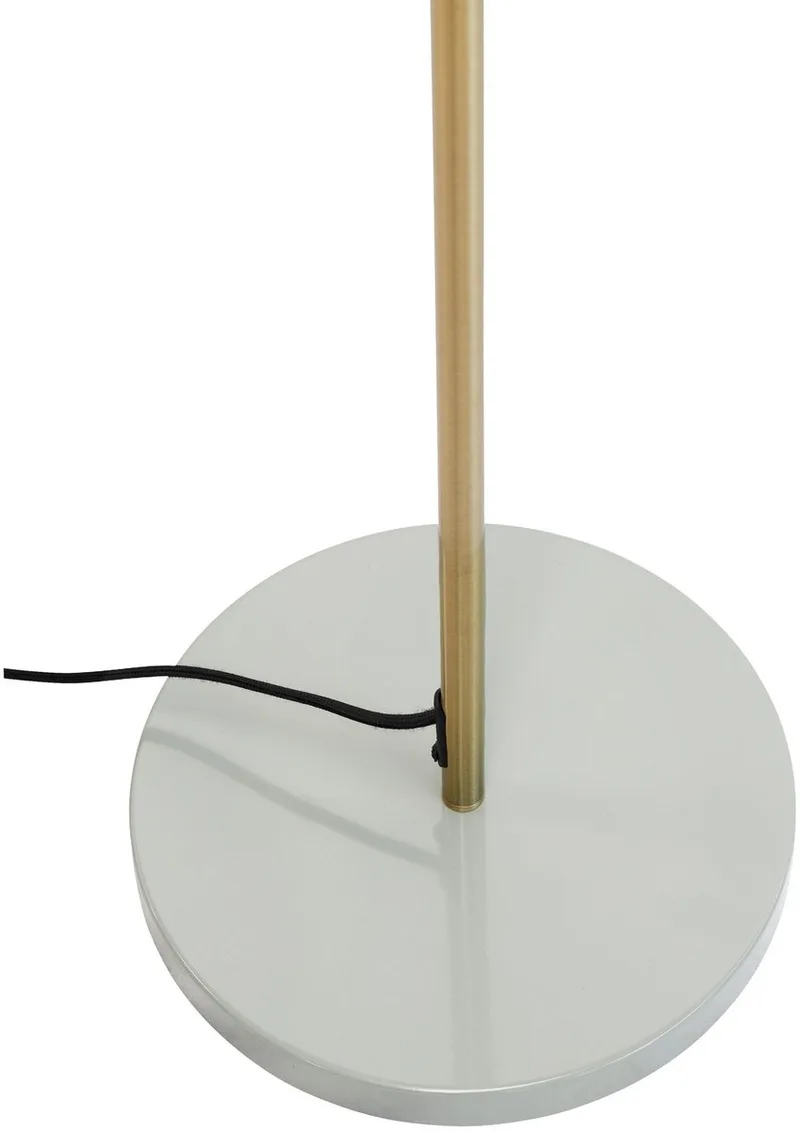 Lampadaire Ocean, olive et laiton, métal, H160 cm D42,5 cm de Dyberg Larsen en Olive, Laiton – photo produit 1 sur 4