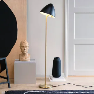Oulu Stehleuchte Black/Brass von Dyberg Larsen in Schwarz, Messing – Produktfoto 1 von 5