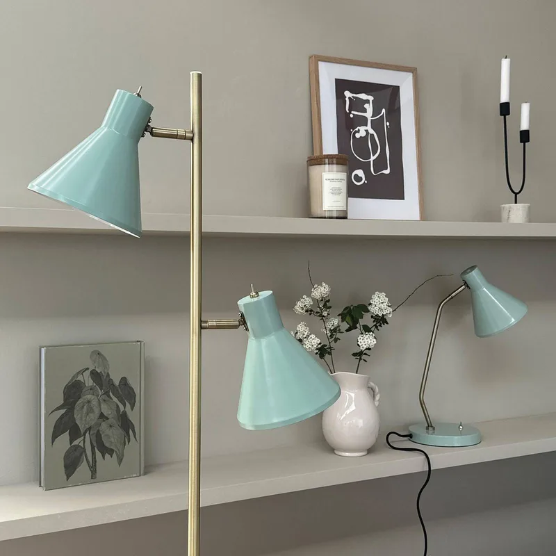 vloerlamp Sleep, hoogte 165 cm, staal fra Dyberg Larsen i Mintgroen – produktbillede 5 af 5