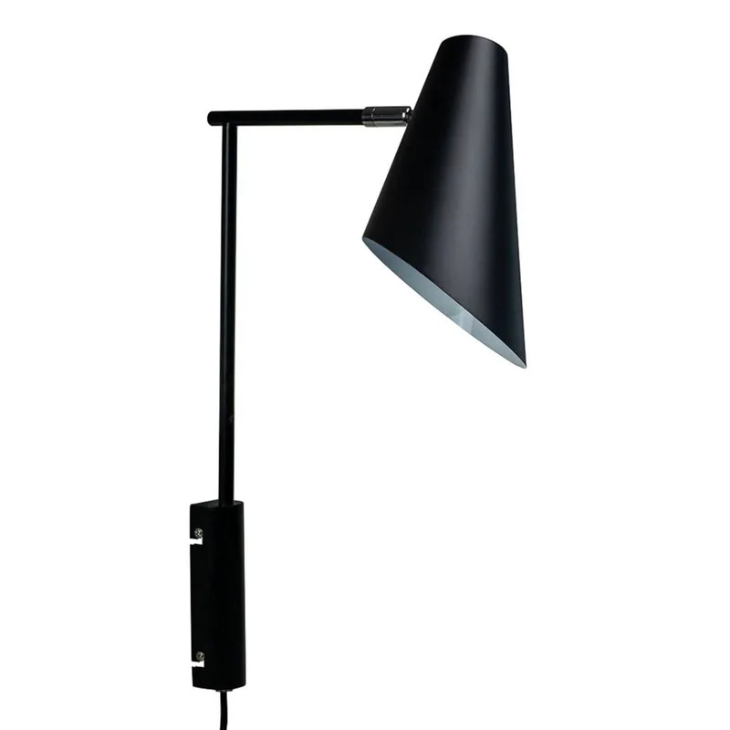 Wandlamp Cale Led 14,6 X 46 Cm E14 40w fra Dyberg Larsen i Sort – produktbillede 2 af 2
