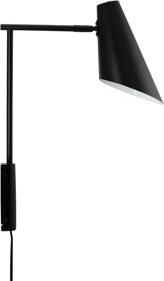 Wandlamp Cale Led 14,6 X 46 Cm E14 40w fra Dyberg Larsen i Sort – produktbillede 1 af 2