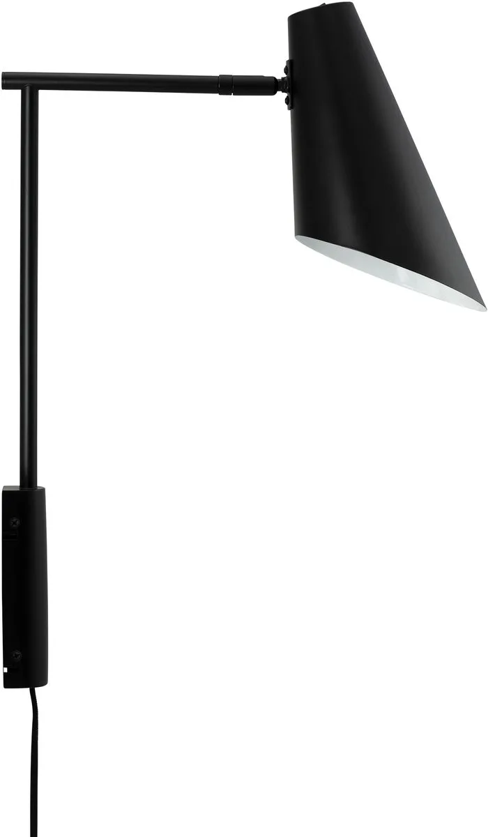 Wandlamp Cale Led 14,6 X 46 Cm E14 40w fra Dyberg Larsen i Sort – produktbillede 1 af 2