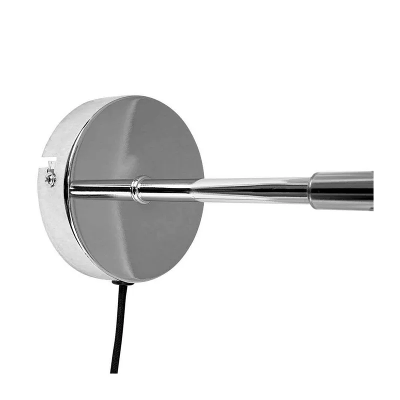 wandlamp DL12, kabel, E27, metaal fra Dyberg Larsen i Krom – produktbillede 3 af 5
