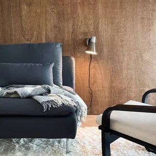 wandlamp DL12, kabel, E27, metaal fra Dyberg Larsen i Krom – produktbillede 5 af 5