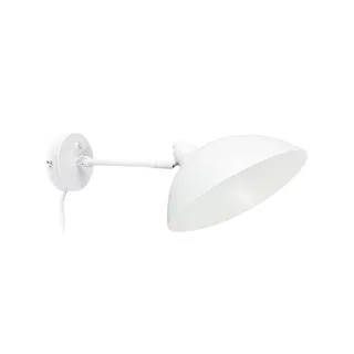 wandlamp Futura, 15W, kabel, metaal från Dyberg Larsen i Vit – produktbild 2 av 5