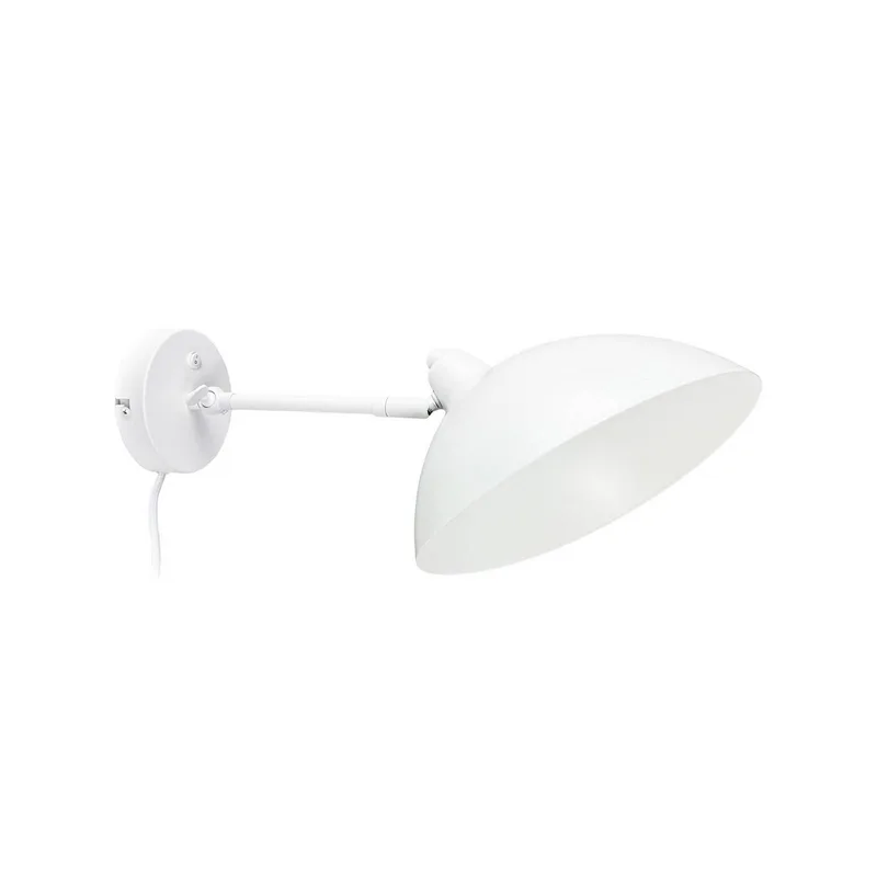wandlamp Futura, 15W, kabel, metaal från Dyberg Larsen i Vit – produktbild 2 av 5