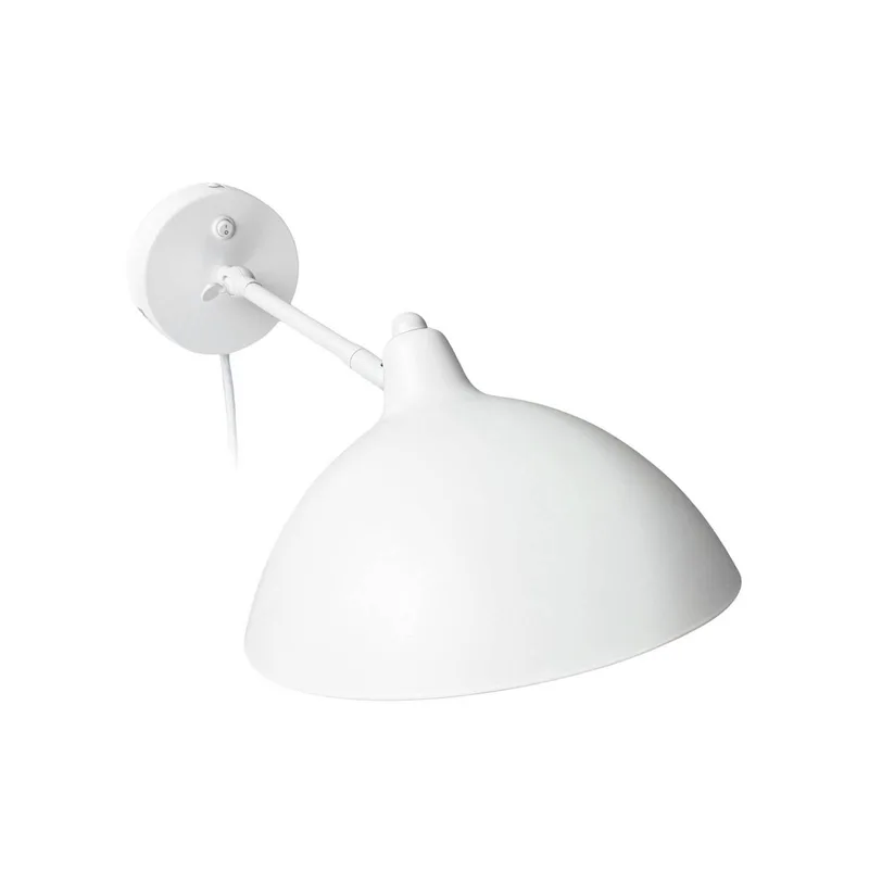 wandlamp Futura, 15W, kabel, metaal från Dyberg Larsen i Vit – produktbild 4 av 5