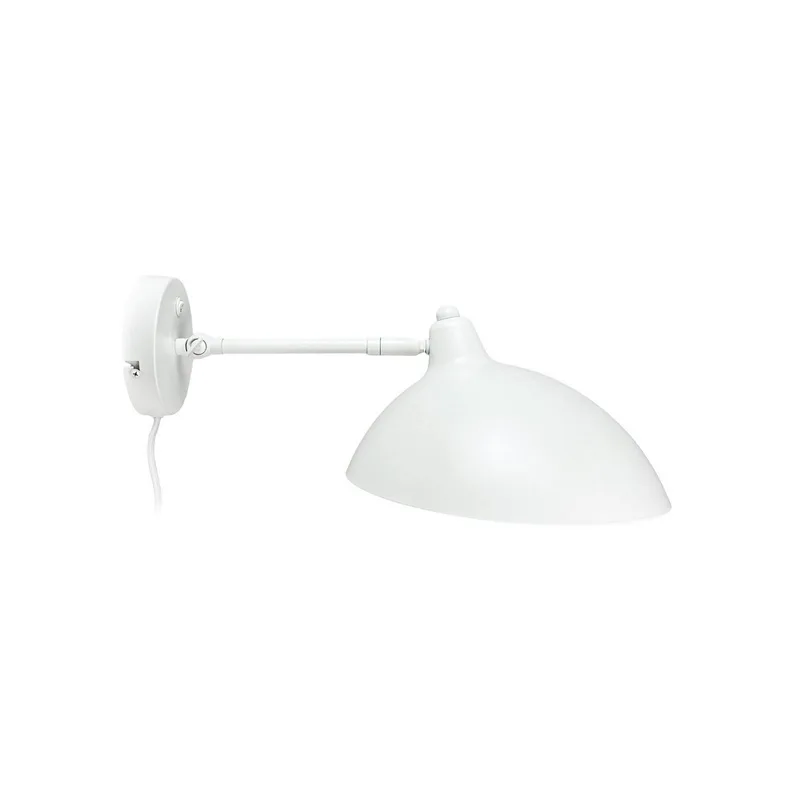wandlamp Futura, 15W, kabel, metaal från Dyberg Larsen i Vit – produktbild 3 av 5