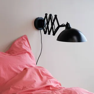 Wandlamp Futura 60 X 19,5 Cm E14 Staal van Dyberg Larsen in Zwart – productfoto 2 van 5