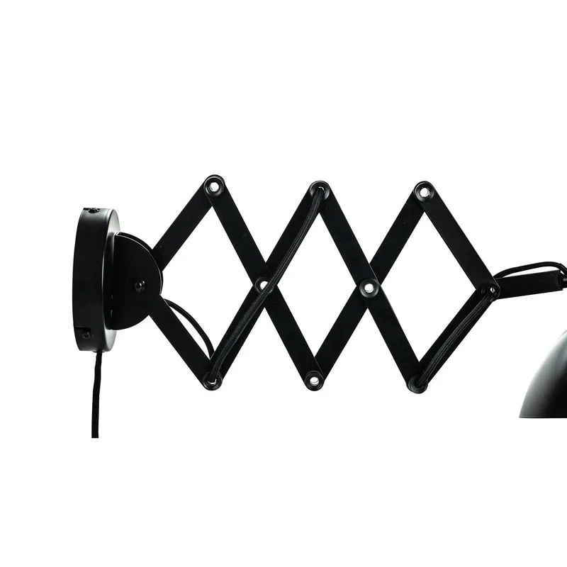 Wandlamp Futura 60 X 19,5 Cm E14 Staal van Dyberg Larsen in Zwart – productfoto 3 van 5