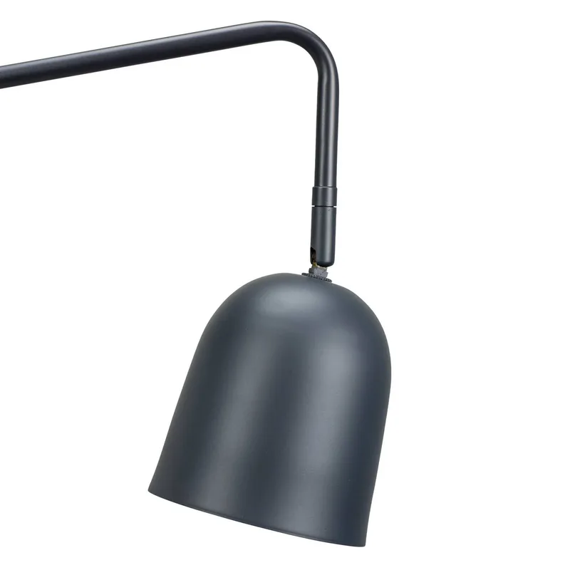 wandlamp Manchester, uitsteek 45 cm de Dyberg Larsen en Gris – photo produit 1 sur 2