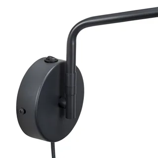 wandlamp Manchester, uitsteek 45 cm de Dyberg Larsen en Gris – photo produit 2 sur 2