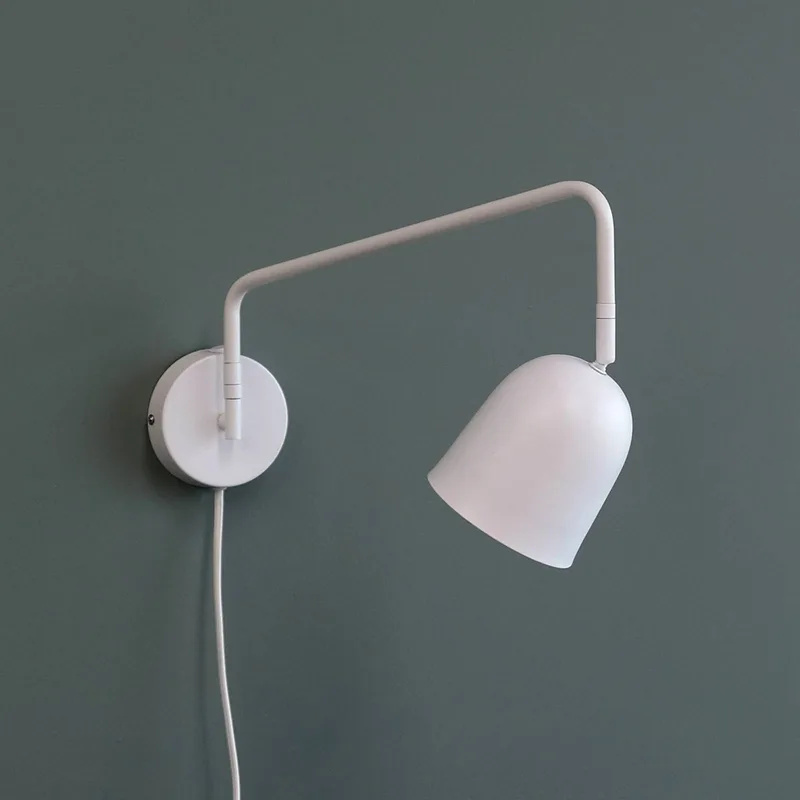 wandlamp Manchester, uitsteek 45 cm de Dyberg Larsen en Blanc – photo produit 1 sur 3