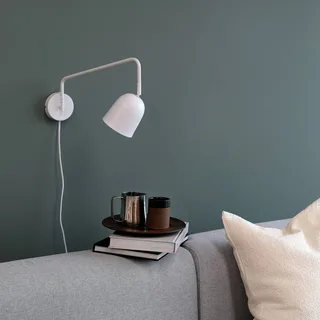wandlamp Manchester, uitsteek 45 cm de Dyberg Larsen en Blanc – photo produit 2 sur 3