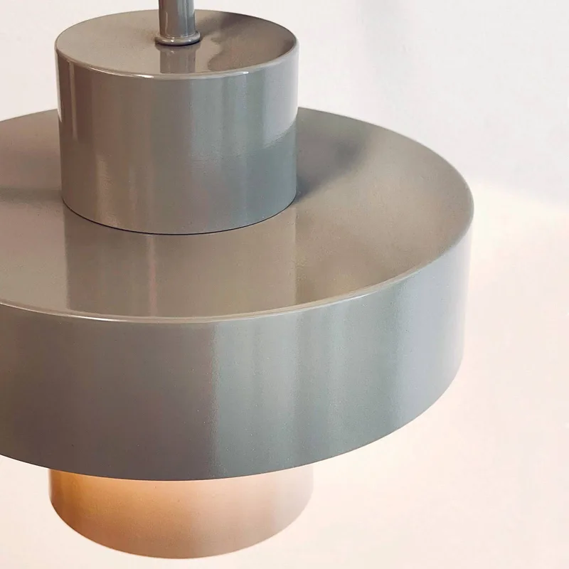 wandlamp Stoke, Ø 20 cm, metaal von Dyberg Larsen in Grau – Produktfoto 2 von 5
