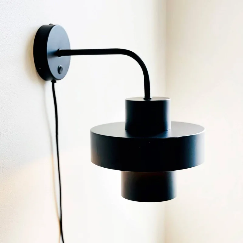 wandlamp Stoke, Ø 20 cm, metaal by Dyberg Larsen in Black – product photo 3 of 4