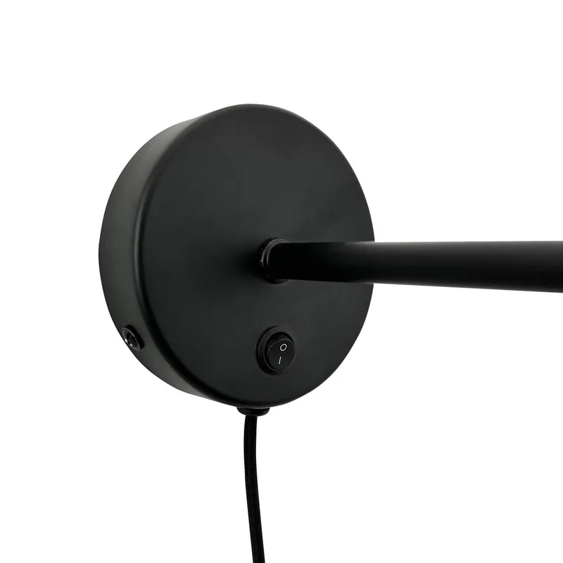wandlamp Stoke, Ø 20 cm, metaal by Dyberg Larsen in Black – product photo 1 of 4