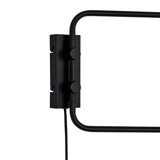 Wandleuchte Cale, schwarz, Metall, H46 cm D14,6 cm von Dyberg Larsen in Schwarz – Produktfoto 5 von 5