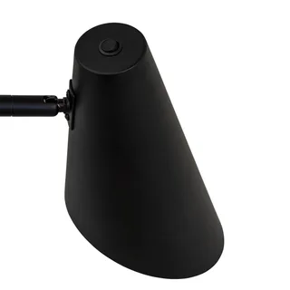 Wandleuchte Cale, schwarz, Metall, H46 cm D14,6 cm von Dyberg Larsen in Schwarz – Produktfoto 3 von 5
