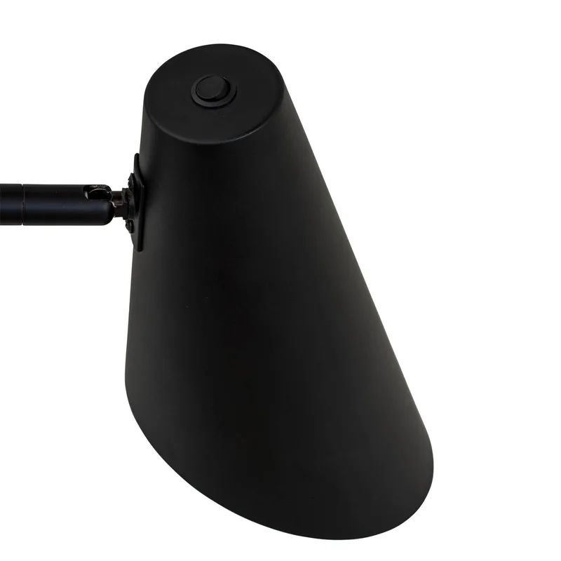 Wandleuchte Cale, schwarz, Metall, H46 cm D14,6 cm von Dyberg Larsen in Schwarz – Produktfoto 3 von 5