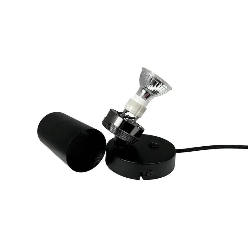 wandspot Modern, breedte 10 cm fra Dyberg Larsen i Sort – produktbillede 3 af 3