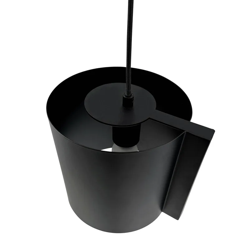 Wum hanglamp Ø 18,5 cm de Dyberg Larsen en Zwart mat – photo produit 2 sur 4