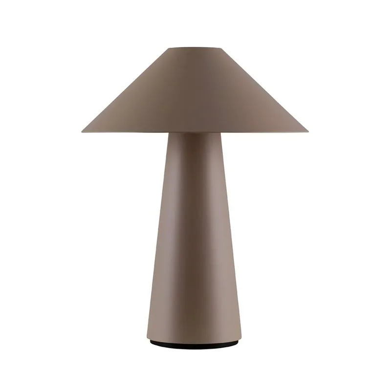 Laddningsbar bordslampa Cannes, 26 cm IP44 från Globen Lighting i Brun – produktbild 1 av 3