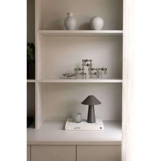 Laddningsbar bordslampa Cannes, 26 cm IP44 från Globen Lighting i Brun – produktbild 2 av 3