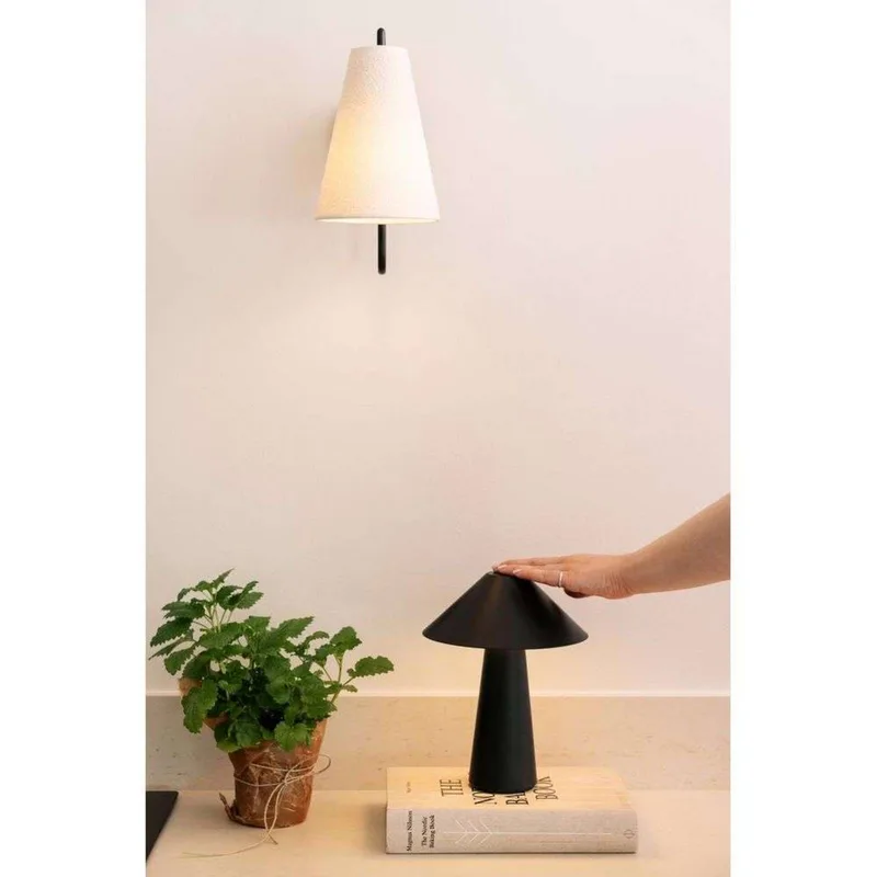 Laddningsbar bordslampa Cannes, 26 cm IP44 från Globen Lighting i Svart – produktbild 2 av 5