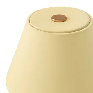 Akku-Tischleuchte IRIS, gelb, Höhe 23 cm von Globen Lighting in Gelb – Produktfoto 4 von 5