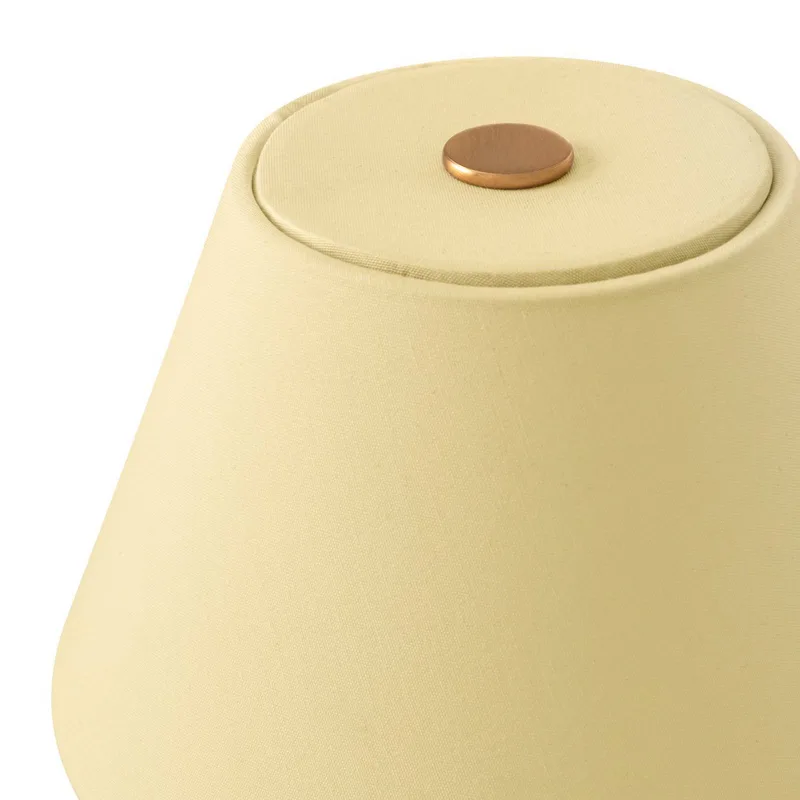 Akku-Tischleuchte IRIS, gelb, Höhe 23 cm von Globen Lighting in Gelb – Produktfoto 4 von 5