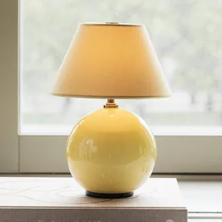 Akku-Tischleuchte IRIS, gelb, Höhe 23 cm von Globen Lighting in Gelb – Produktfoto 1 von 5