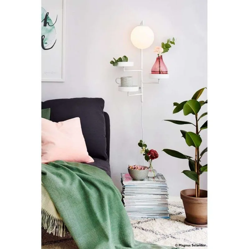 Astoria Wandlamp White fra Globen Lighting – produktbillede
