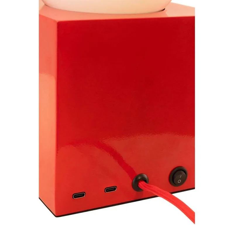 Lampe de table Bob 14 Rouge de Globen Lighting – photo produit